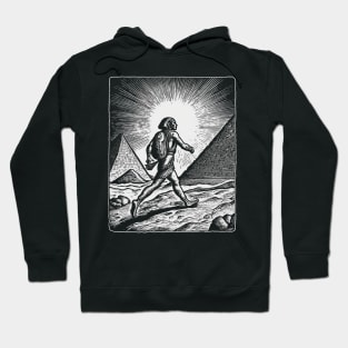 Egyptian God Pyramid Esoteric Art - Mystical Divine Design Hoodie